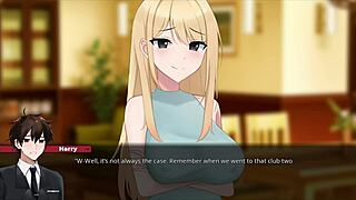 Older father cheats with his son's friend in anime