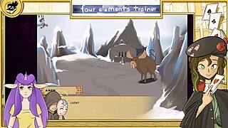 Teach the four elements with hot animated babes