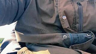 Man, my hotwife jerked off on the road till she came, nearly got caught!