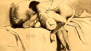 check out this cool vintage erotic illustration from way back