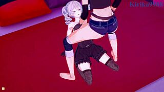 Excellen Browning And Az Sainklaus And Nine And Chitose Kisaragi Intense Futanari Sex - Super Robot Wars Impact & 30 & V Hentai