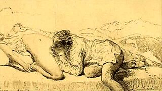 check out this cool vintage erotic illustration from way back