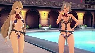 eris lingerie fucked hard, mushoku tensei ch 2... full 1hr on fantasyking3, oops!