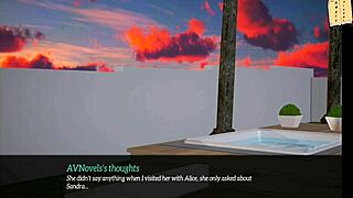 My new family 287: A cartoon porn video with red-haired heroine and big ass