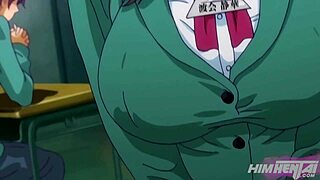 This orgy scene with classmate is wild in anime hentai