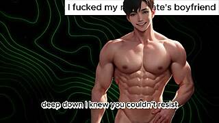 i sucked my roommate's straight boyfriend's cock in this gay story