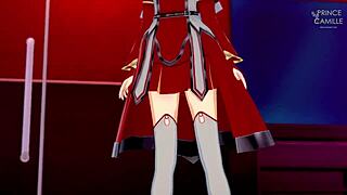 Mordred Pedragon strokes your cock and allows internal climax in Fate Apocrypha