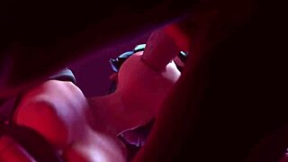 Kiriko gets her face fucked by Yeero in this hentai scene