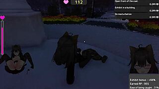 Seleka-san completes park missions on real difficulty with flashing and masturbation.