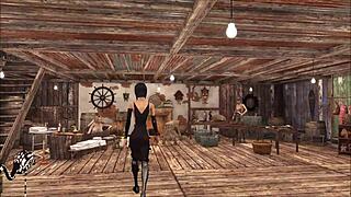 Chyler Leigh as Top Model in Fallout Fashion