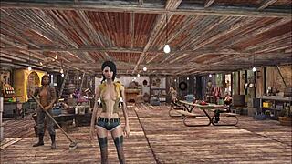 Chyler Leigh as Top Model in Fallout Fashion