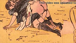 vintage erotic drawings awaken deep desires in hentai anime fantasies