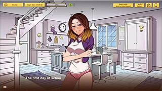 another chance unfolds in a cartoon hentai anime dating game scenario