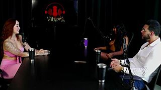 Blonde shows natural tits and dances for fiancé after discussing Brazilian couples' hypocrisy