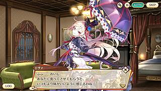 in ayakashi rumble, eva explores the game world