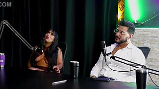 Blonde shows natural tits and dances for fiancé after discussing Brazilian couples' hypocrisy