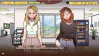 another chance unfolds in a cartoon hentai anime dating game scenario