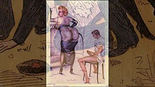 vintage erotic drawings awaken deep desires in hentai anime fantasies