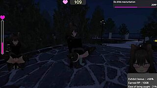 Seleka-san completes park missions on real difficulty with flashing and masturbation.