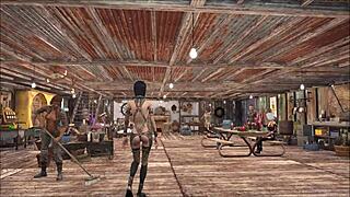 Chyler Leigh as Top Model in Fallout Fashion