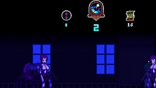 Get some action in the haunted hump house in this animated game