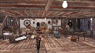 Chyler Leigh as Top Model in Fallout Fashion