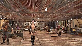 Chyler Leigh as Top Model in Fallout Fashion