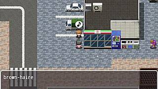 Woman passionately deepthroats for a video game reward in Ayako's Scramble part 8.