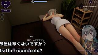 Getting a sexy massage in room 404 with subtitles.
