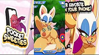 Pocket Sweeties Rouge In Detailed Hentai Action