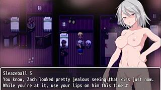 grace explores labyrinth town with fingers and toys