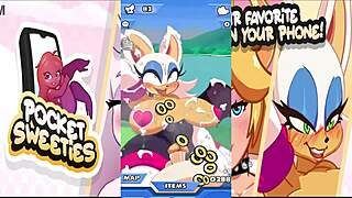 Pocket Sweeties Rouge In Detailed Hentai Action