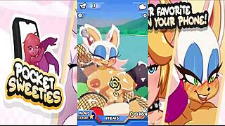 Pocket Sweeties Rouge In Detailed Hentai Action