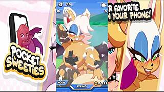 Pocket Sweeties Rouge In Detailed Hentai Action