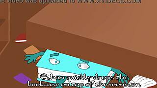 Library Romance with Tomni in Hot Cartoon Action