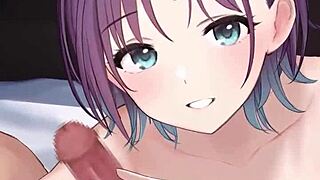 Anime girl encounters exciting adventures in her world