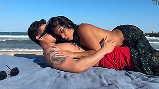 Mermaid Fantasy Unfolds with Deepthroat Action by the Pool