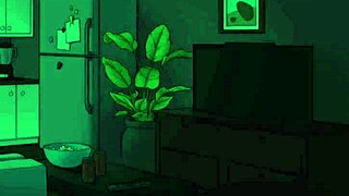 Chloe watches Amy masturbate and jerks her futa cock!