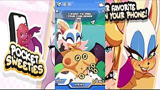 Pocket Sweeties Rouge In Detailed Hentai Action