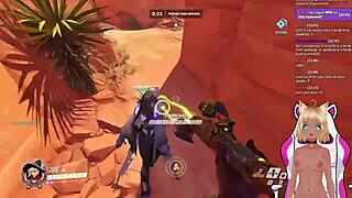 Vtuber Lewdneko Plays Overwatch And Gets Spanked Part 2