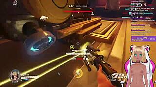 Vtuber Lewdneko Plays Overwatch And Gets Spanked Part 2