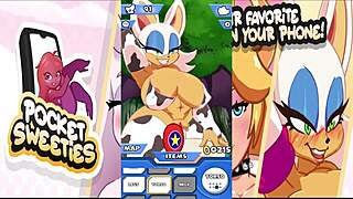 Pocket Sweeties Rouge In Detailed Hentai Action