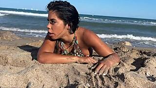 Mermaid Fantasy Unfolds with Deepthroat Action by the Pool