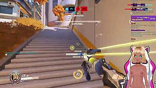 Vtuber Lewdneko Plays Overwatch And Gets Spanked Part 2