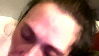 Hell yeah, licking and slurping this huge cock until it’s a sloppy mess!