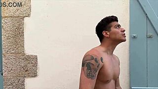 Mermaid Fantasy Unfolds with Deepthroat Action by the Pool