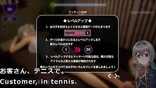 Getting a sexy massage in room 404 with subtitles.