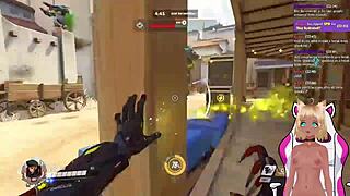 Vtuber Lewdneko Plays Overwatch And Gets Spanked Part 2