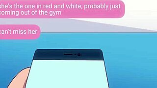 Ruby works out in the showers animation