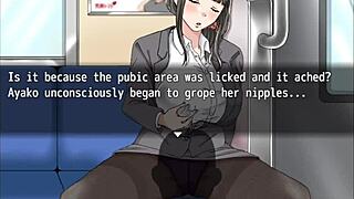 Woman passionately deepthroats for a video game reward in Ayako's Scramble part 8.